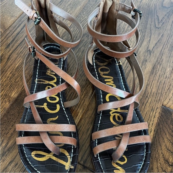 Sam Edelman Shoes - Sam Edelman Tan Gladiator Sandals Size 10